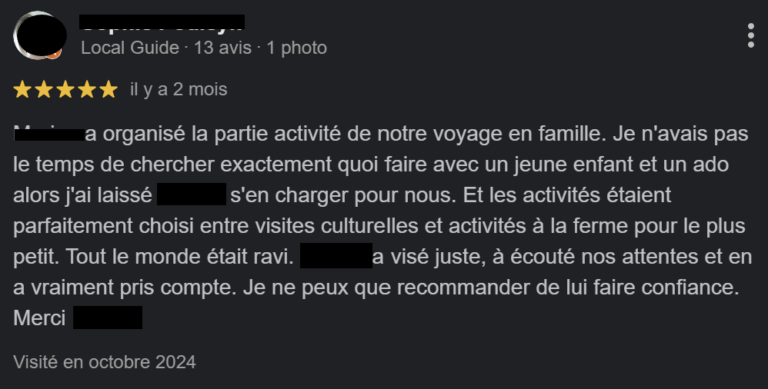 Avis TP M 2